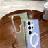 Samsung Galaxy S24 Ultra Magsafe Magnetic attraction Charging Clear Shockproof Colorful Shell Color Changing Protective Cove
