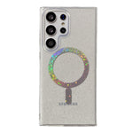 Samsung Galaxy S24 Ultra Magsafe Magnetic attraction Charging Clear Shockproof Colorful Shell Color Changing Protective Cove