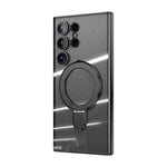 Samsung Galaxy S24 Ultra Electroplating Bracket Magnetic Protective Cover mobile Phone Case