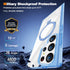 Samsung Galaxy S24 Ultra Transparent Magnetic Attraction Holder Mobile Phone Case