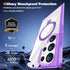 Samsung Galaxy S24 Ultra Transparent Magnetic Attraction Holder Mobile Phone Case