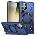 Samsung Galaxy S24 Ultra Magnetic with 360 Degree Rotating Ring Stand, Heavy Duty Phone Case
