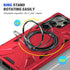 Samsung Galaxy S24 Ultra Magnetic with 360 Degree Rotating Ring Stand, Heavy Duty Phone Case