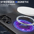 Samsung Galaxy S24 Ultra Magnetic Scratch-Proof PC+TPU Phone Cover with Rotary Kickstand Case