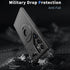 Samsung Galaxy S24 Ultra Magnetic Scratch-Proof PC+TPU Phone Cover with Rotary Kickstand Case