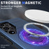 Samsung Galaxy S24 Ultra Magnetic Scratch-Proof PC+TPU Phone Cover with Rotary Kickstand Case