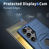 Samsung Galaxy S24 Ultra Magnetic Scratch-Proof PC+TPU Phone Cover with Rotary Kickstand Case