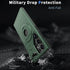 Samsung Galaxy S24 Ultra Magnetic Scratch-Proof PC+TPU Phone Cover with Rotary Kickstand Case