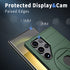 Samsung Galaxy S24 Ultra Magnetic Scratch-Proof PC+TPU Phone Cover with Rotary Kickstand Case