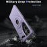 Samsung Galaxy S24 Ultra Magnetic Scratch-Proof PC+TPU Phone Cover with Rotary Kickstand Case
