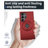 Samsung Galaxy S24 Ultra Magnetic Scratch-Proof PC+TPU Phone Cover with Rotary Kickstand Case