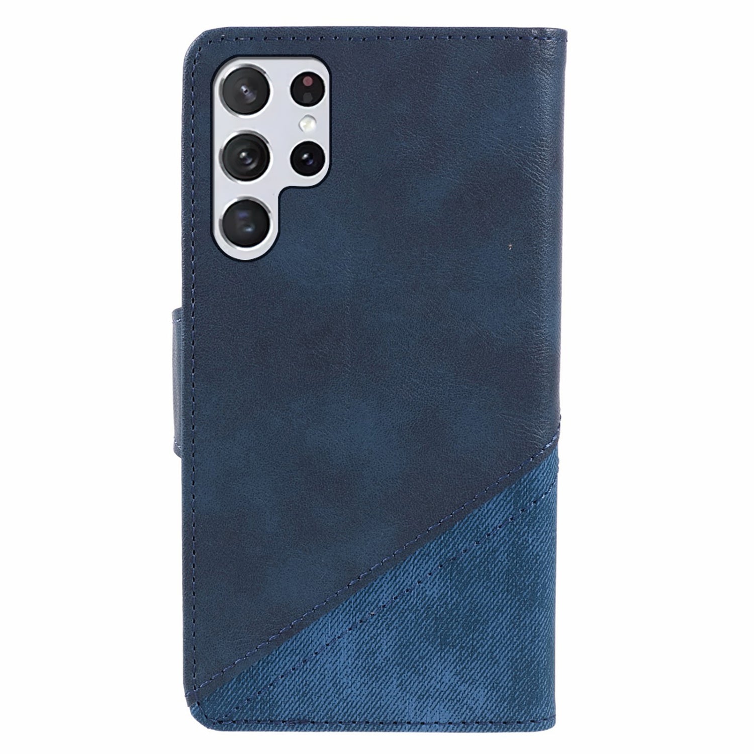 Samsung Galaxy S24 Ultra Texture Splicing Card Slot TPU Leather Phone Case
