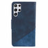Samsung Galaxy S24 Ultra Texture Splicing Card Slot TPU Leather Phone Case