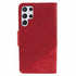 Samsung Galaxy S24 Ultra Texture Splicing Card Slot TPU Leather Phone Case