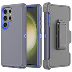 Samsung Galaxy S24 Ultra With Kickstand Belt Clip Full Protection Heavy Duty Case