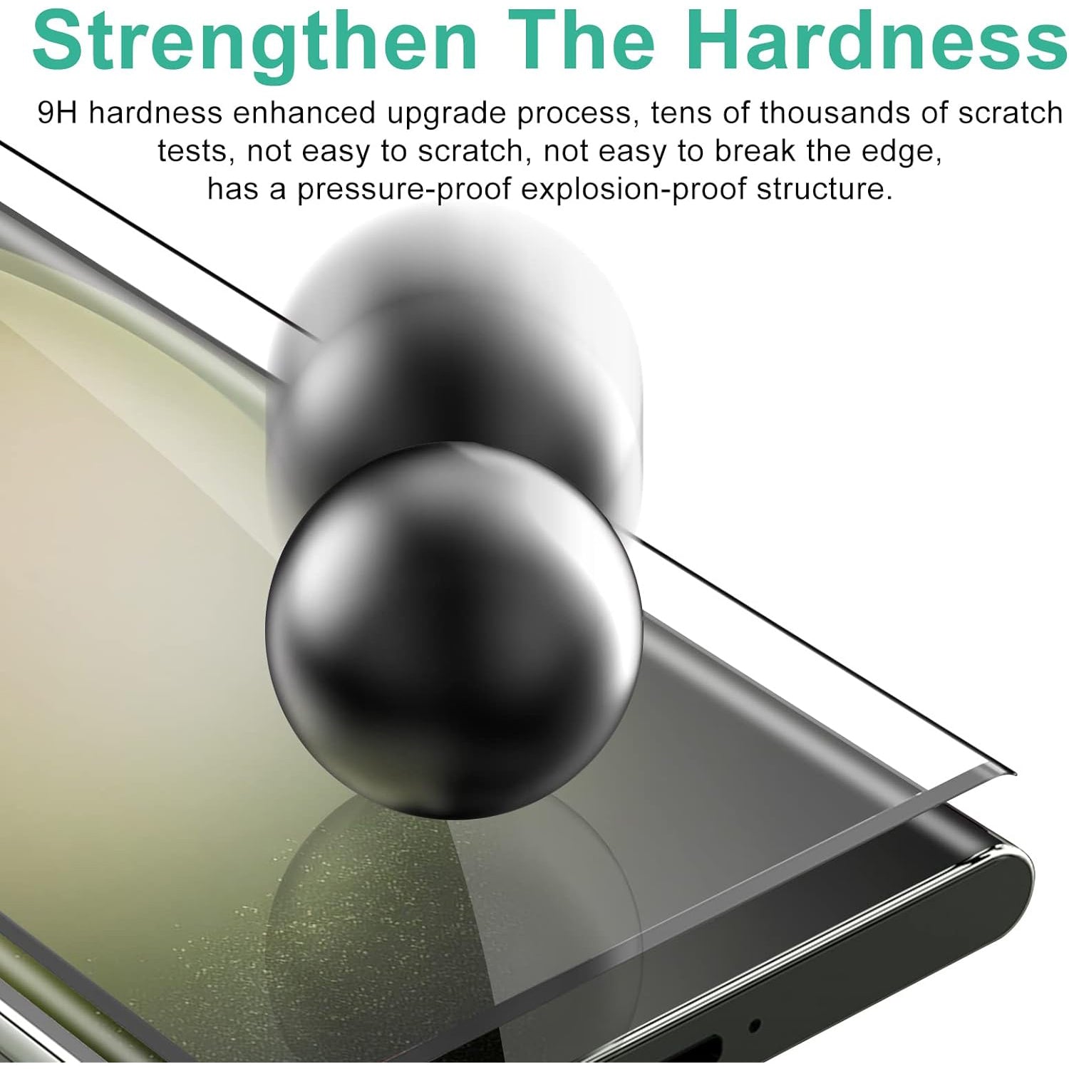 Samsung Galaxy S24 Ultra Black 10 Pack Tempered Glass