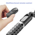 Tripod Bluetooth 360 degree rotation selfie timer with removable wireless remote control and fill light function-Black