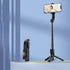 Keel Reinforced Tripod Bluetooth 360 Degree Rotation Selfie Timer With Detachable Wireless Remote Control