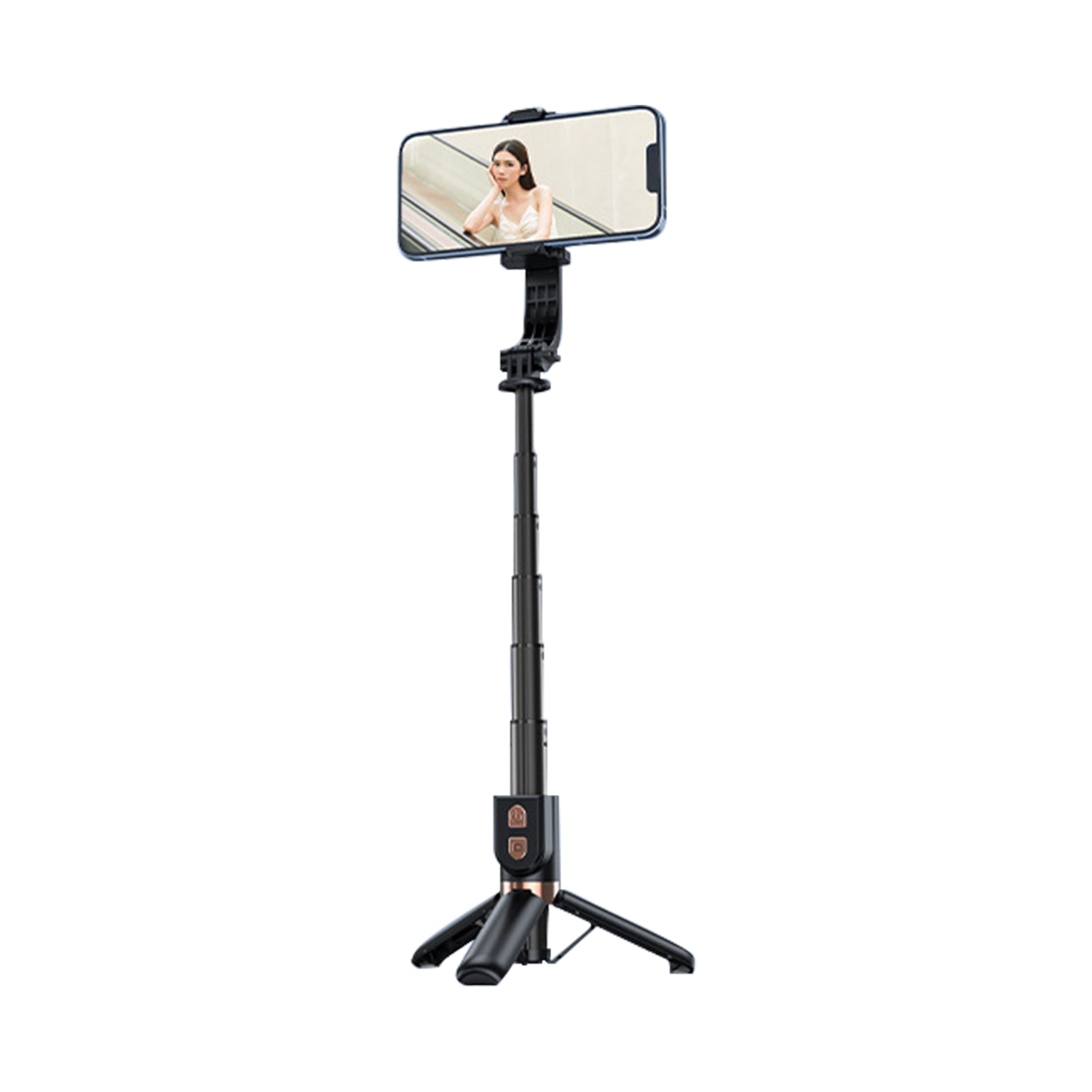 Keel Reinforced Tripod Bluetooth 360 Degree Rotation Selfie Timer With Detachable Wireless Remote Control