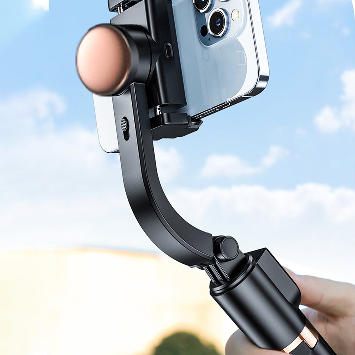 Keel Reinforced Tripod Bluetooth 360 Degree Rotation Selfie Timer With Detachable Wireless Remote Control