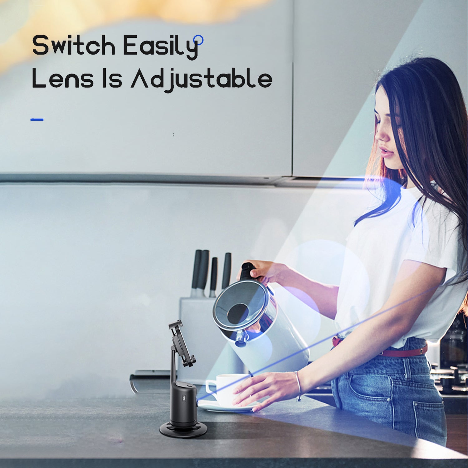 360 ° Intelligent AI Facial Recognition Selfie Artifact