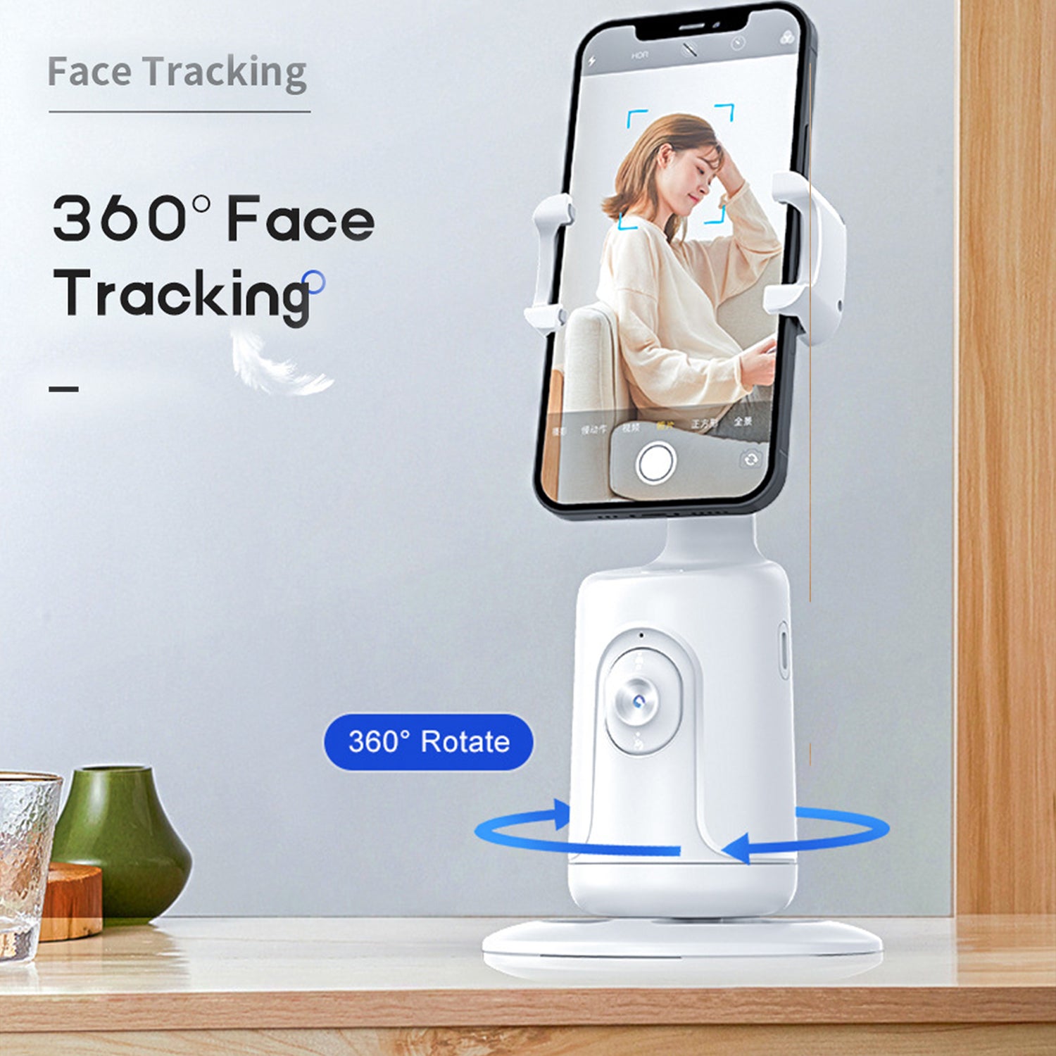 360 ° Intelligent AI Facial Recognition Selfie Artifact