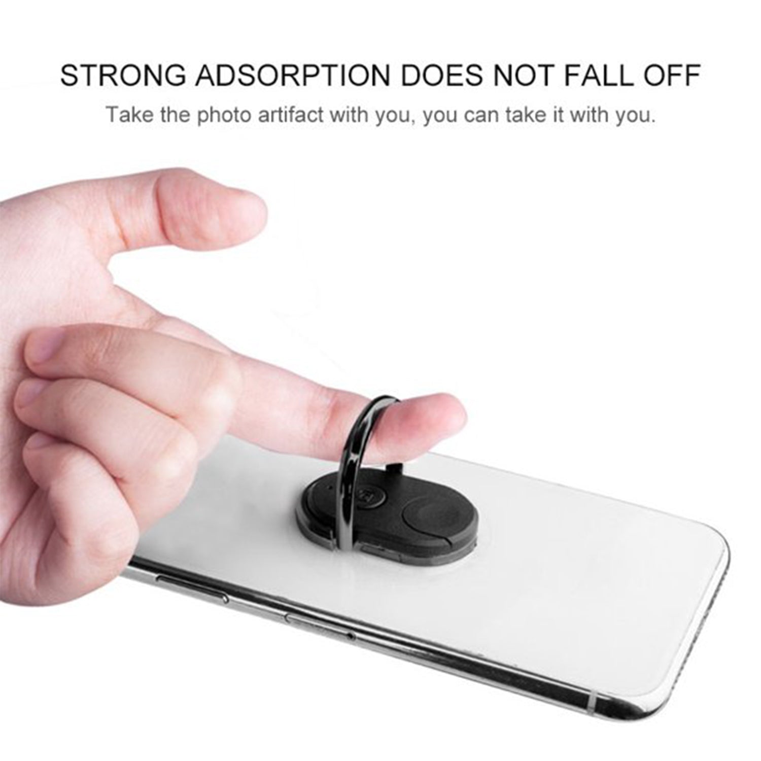 Wireless Bluetooth Remote Control Ring Buckle Self-Timer Bracket Mobile Phone Universal Self-Tmer Artifact
