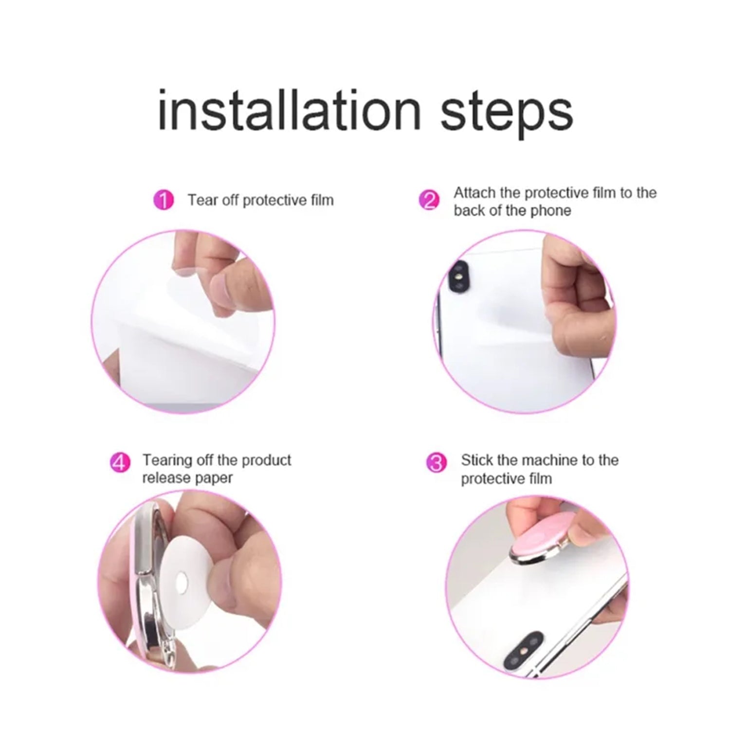 Wireless Bluetooth Remote Control Ring Buckle Self-Timer Bracket Mobile Phone Universal Self-Tmer Artifact