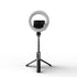 Tripod Bluetooth 360 Degree Rotation Self Timer with Remote Control and Fill-in Light for ios&Android - White