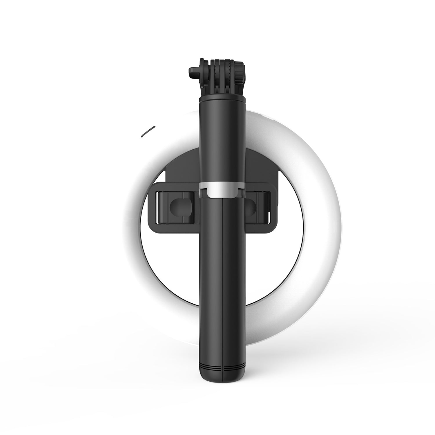 Tripod Bluetooth 360 Degree Rotation Self Timer with Remote Control and Fill-in Light for ios&Android - White