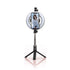 Tripod Bluetooth 360 Degree Rotation Self Timer with Remote Control and Fill-in Light for ios&Android - White
