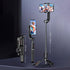 Bluetooth Selfie stick retractable into a tripod handheld anti shake