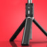 Tripod Bluetooth 360 Degree Rotation Self Timer with Remote Control and Fill-in Light for ios&Android