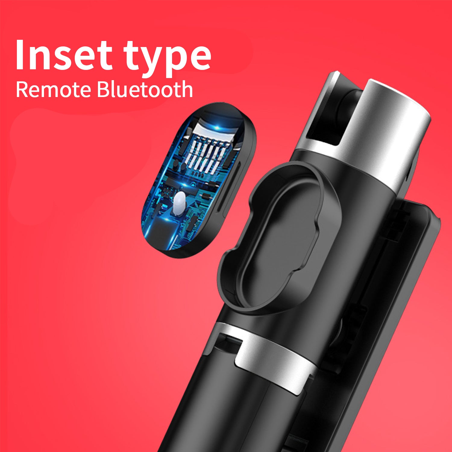 Tripod Bluetooth 360 Degree Rotation Self Timer with Remote Control and Fill-in Light for ios&Android