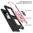 Samsung Galaxy Z Flip 5 Dual Colors Ring Magnetic GPS Car Mount Phone Holder Case