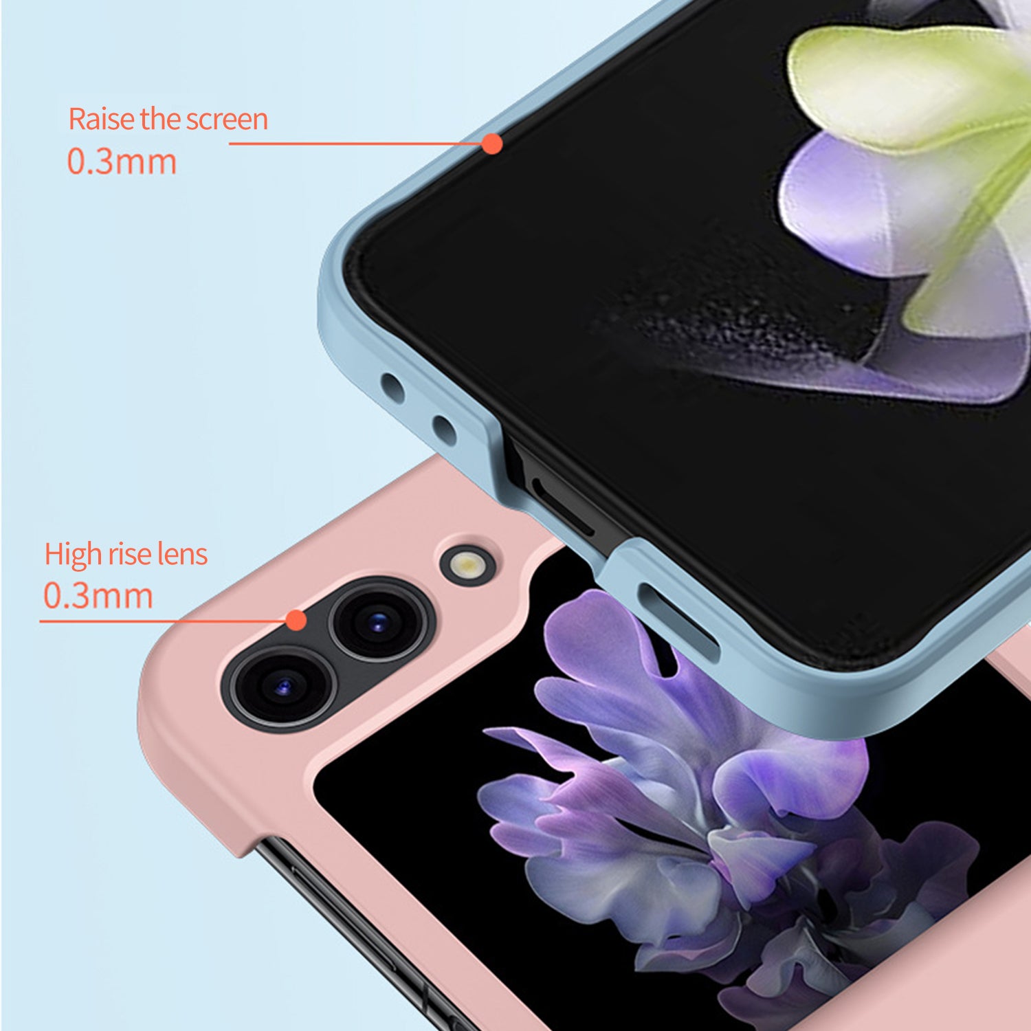 Samsung Galaxy Z Flip 5 PC Anti Drop Folding Case