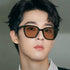 Korean version of premium  black frame Sunglasses(9028*Gu)