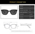 Korean version of premium  black frame Sunglasses(9028*Gu)