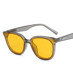 Korean version of premium  black frame Sunglasses(9028*Gu)
