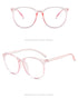 Vintage glasses with Circular large frame  to prevent blue light Sunglasses(19203#*Gu)