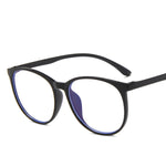 Vintage glasses with Circular large frame  to prevent blue light Sunglasses(19203#*Gu)