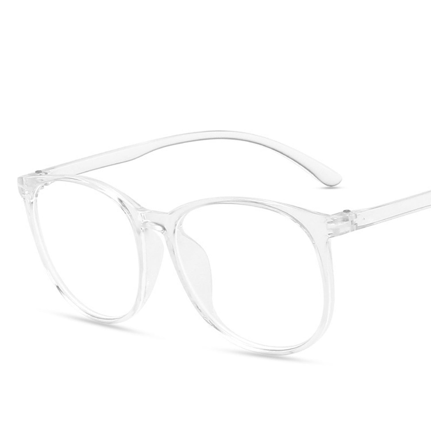 Vintage glasses with Circular large frame  to prevent blue light Sunglasses(19203#*Gu)