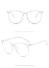 Vintage glasses with Circular large frame  to prevent blue light Sunglasses(19203#*Gu)