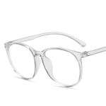Vintage glasses with Circular large frame  to prevent blue light Sunglasses(19203#*Gu)