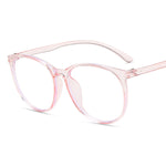 Vintage glasses with Circular large frame  to prevent blue light Sunglasses(19203#*Gu)