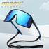 Trendy Polarized Siamese Large Frame Sports Sunglasses Cycling Sunglasses Goggles(Fu/3034)