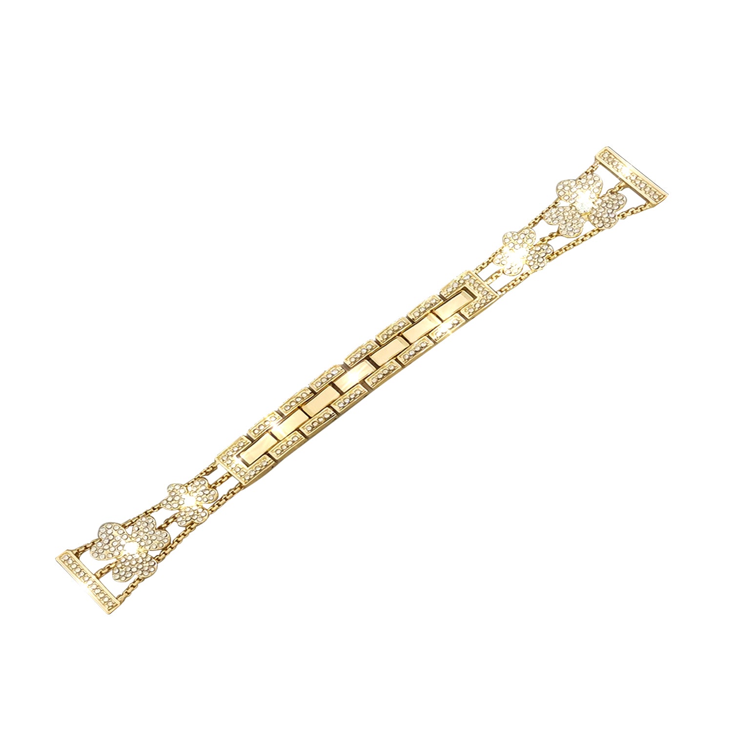 20mm Samsung Galaxy Clover Set diamonds Metal Strap