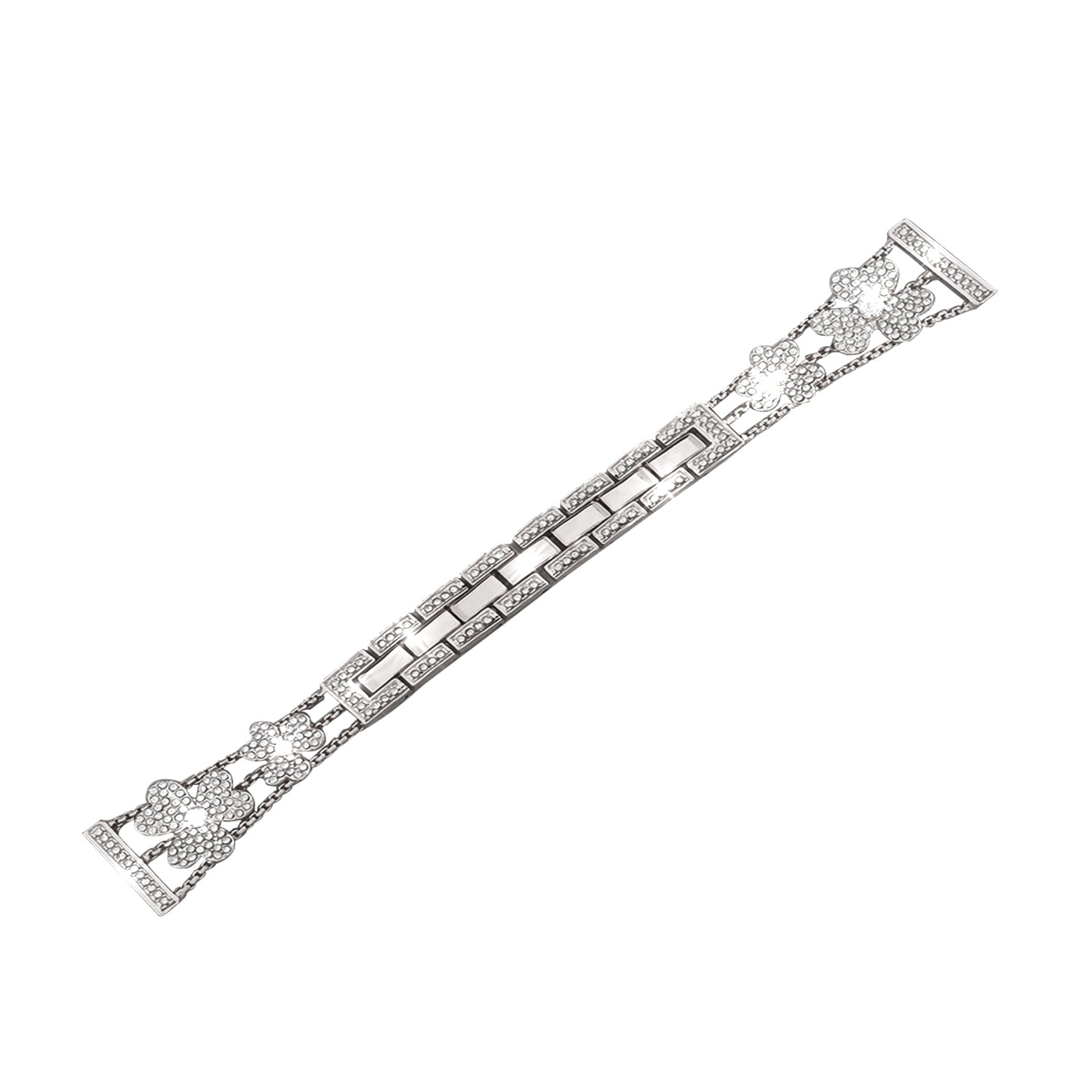 20mm Samsung Galaxy Clover Set diamonds Metal Strap