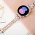 22mm Samsung Galaxy Clover Set diamonds Metal Strap