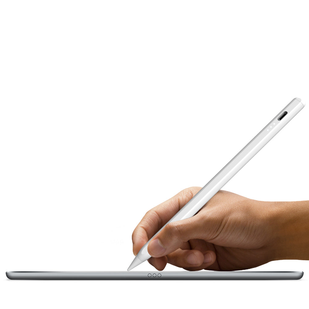 Faster Charging Stylus Pen For iPad, Magnetic Pencil for iPad in 2018-2022 with Palm Rejection, for iPad Pro 11/12.9 inches, iPad Air 5th/4th/3rd, iPad 9th/8th/7th/6th, iPad Mini 6th/5th-White